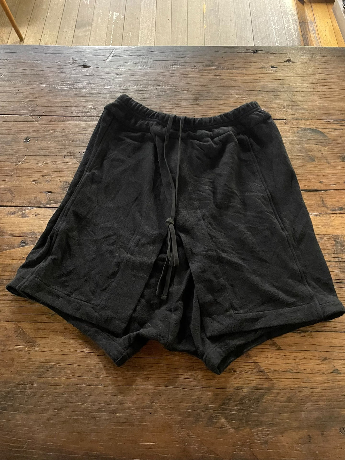 Julius AW17 Black Knives Wrap Cotton Shorts