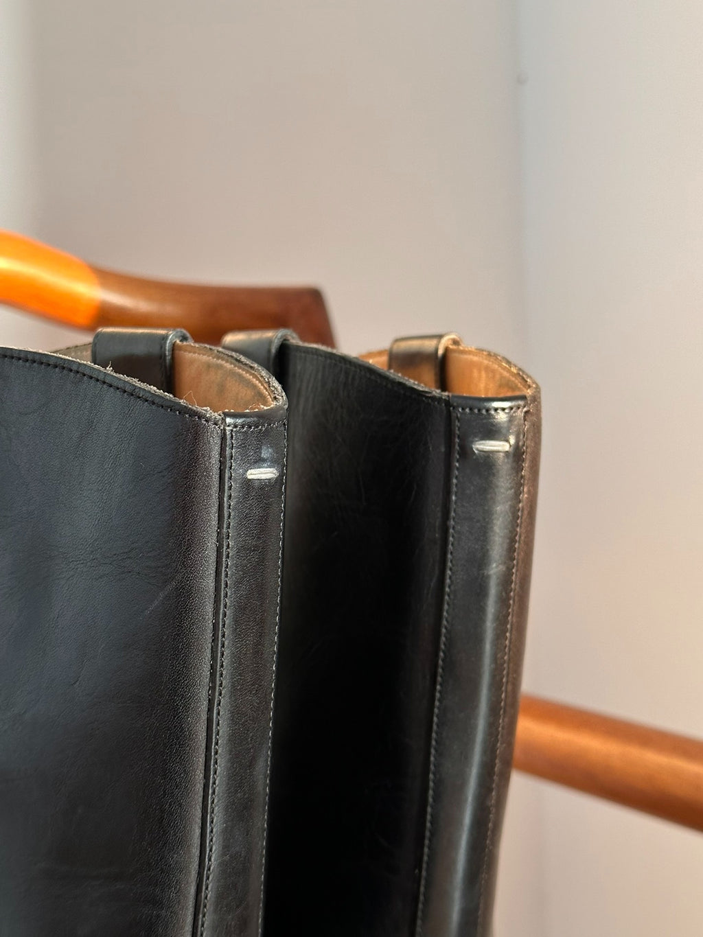 Maison Martin Margiela Hippie Hurricane Denim Boots