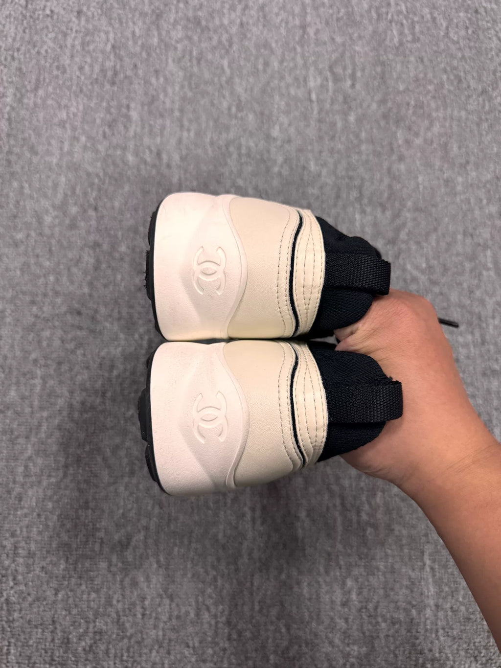 Chanel Black & White Sneakers