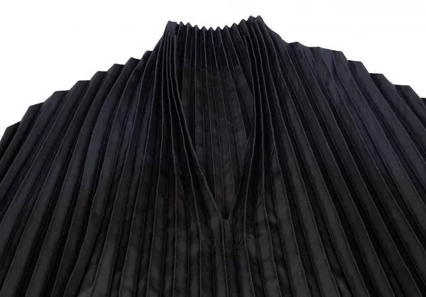 Issey Miyake Vintage Black Pleated Top