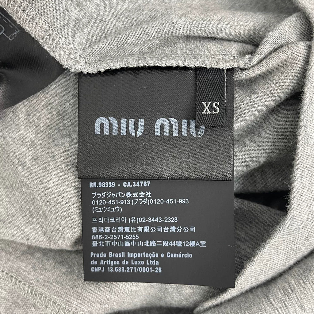 Miumiu 2025 Polo Long-Sleeve Shirt