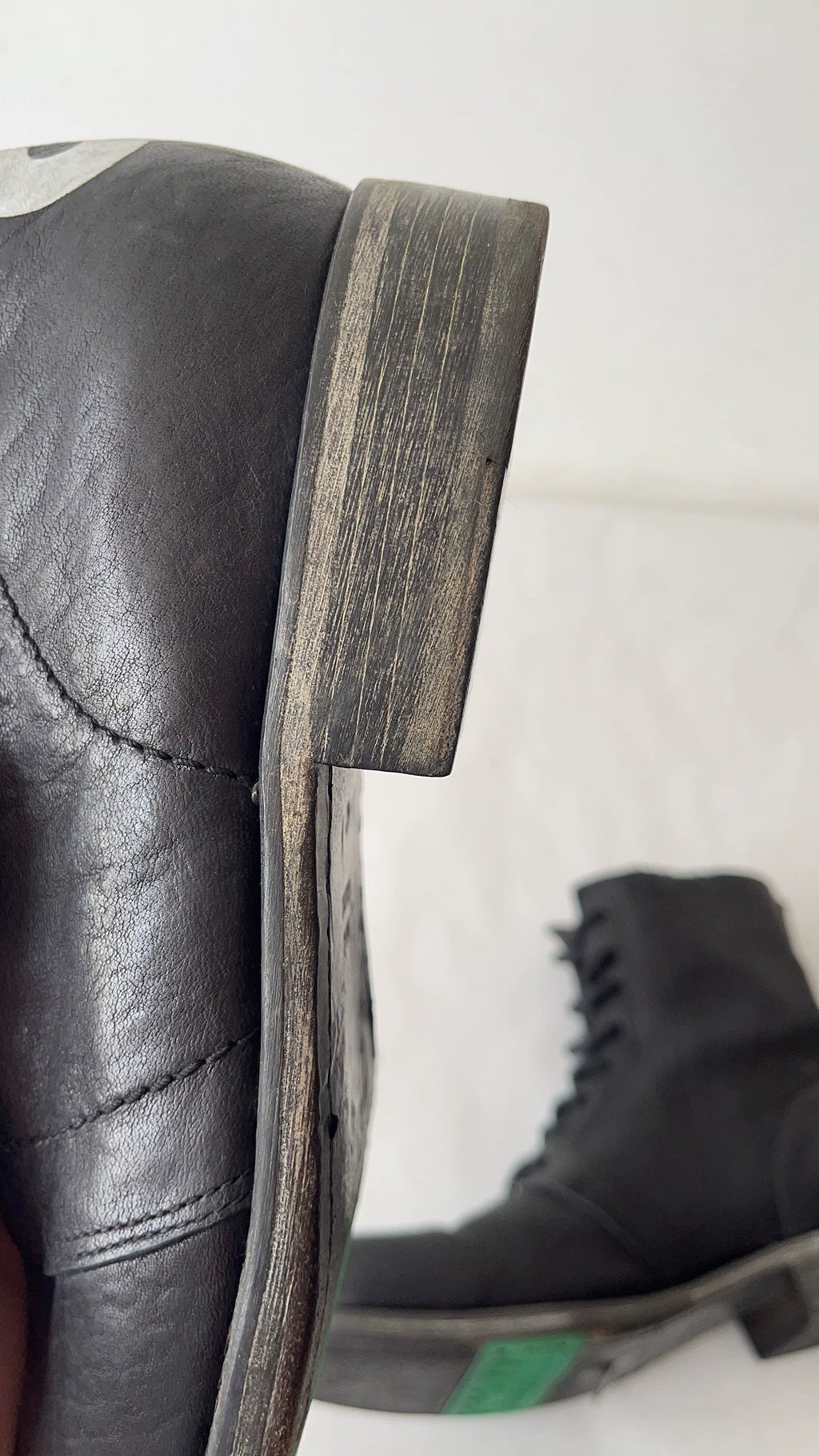 Dirk Bikkembergs Double Layer Buffalo Leather Combat Boots
