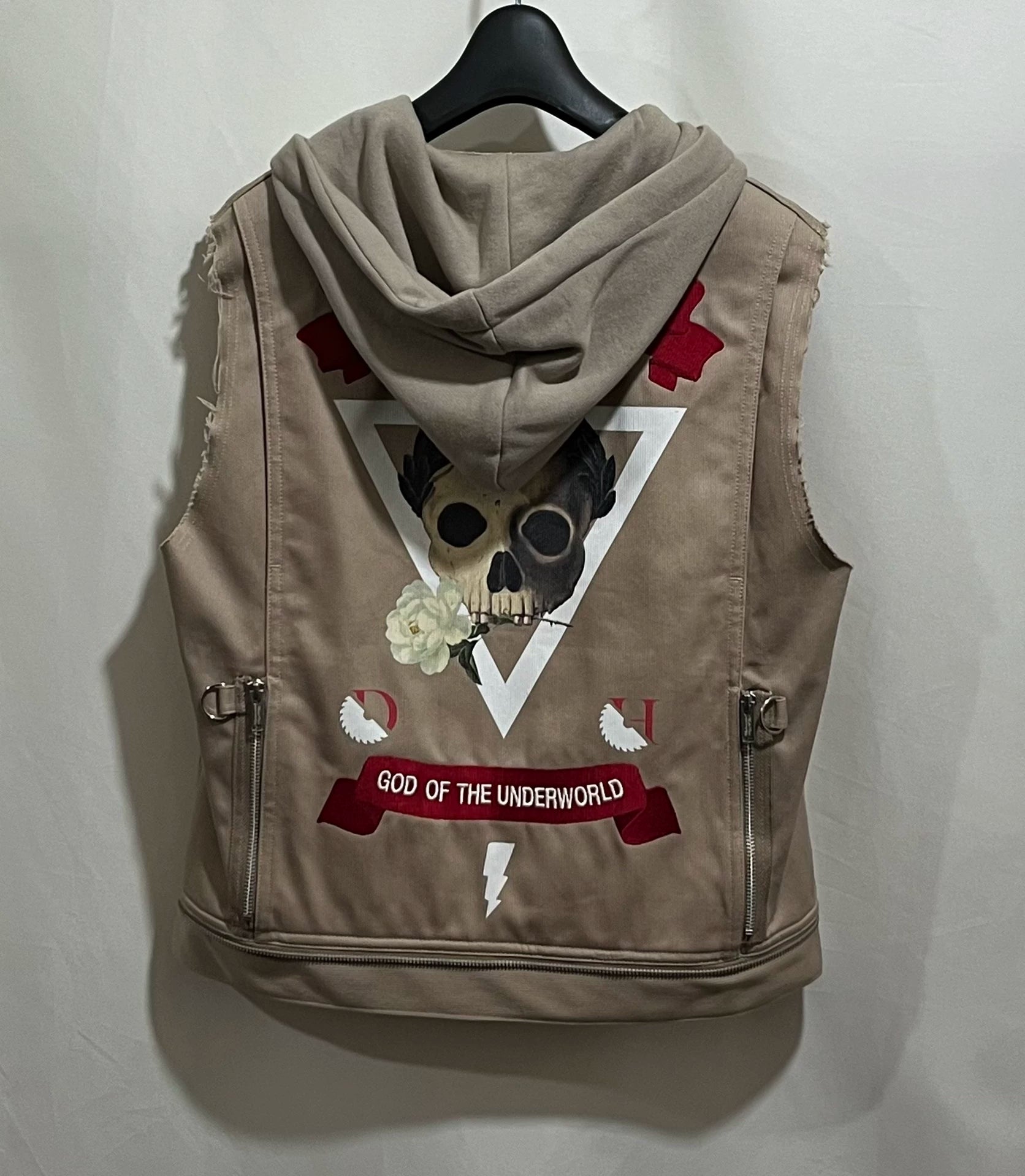 Undercover 19SS Skull Vest Hoodie
