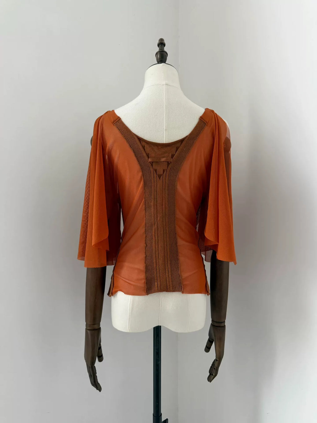 Jean Paul Gaultier Vintage Knit Mesh Top