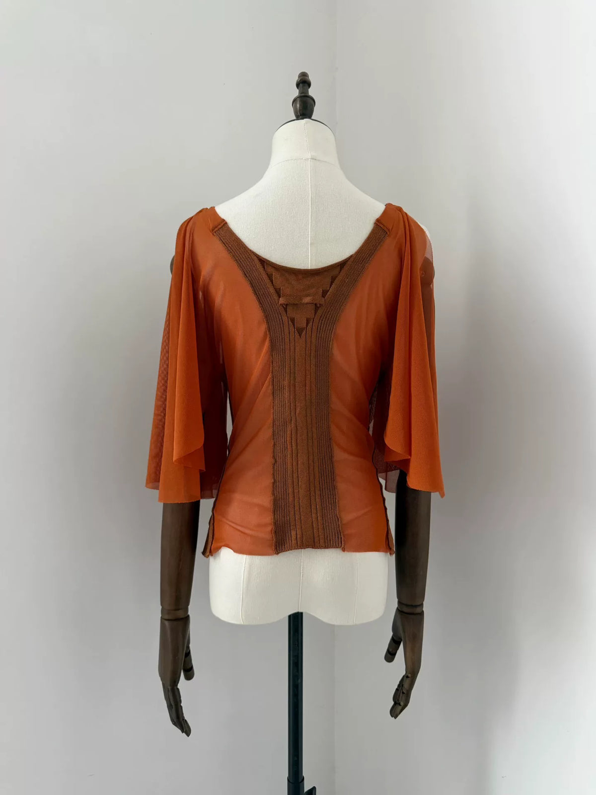 Jean Paul Gaultier Vintage Knit Mesh Top