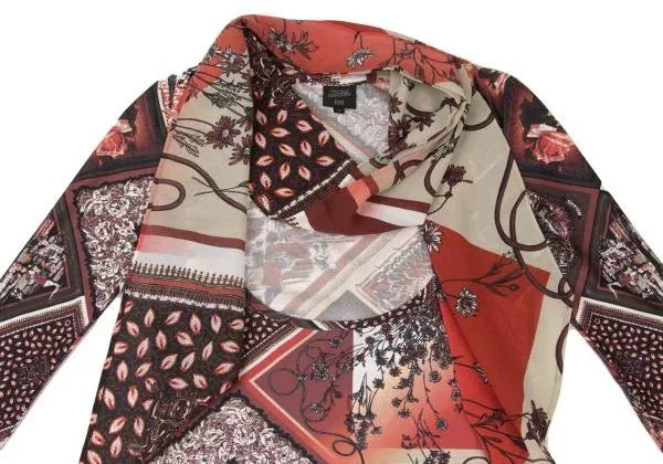 Jean Paul Gaultier Vintage Burgundy Floral Top