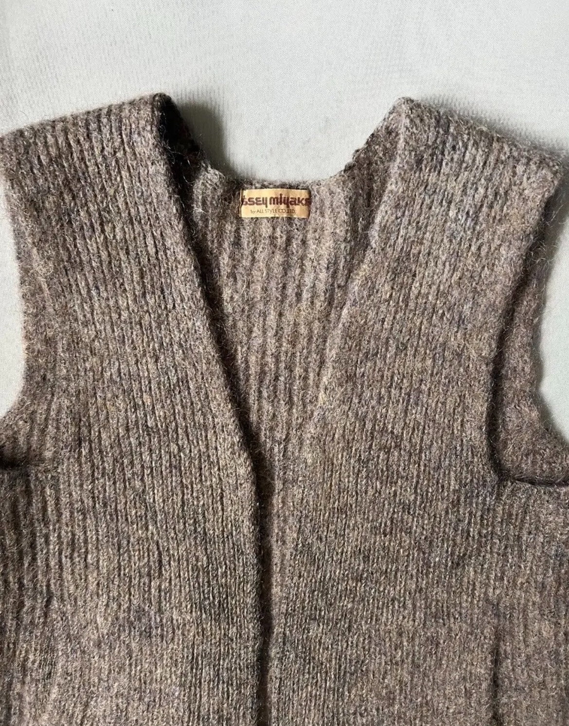 Issey Miyake 1970s Wool Knit Vest