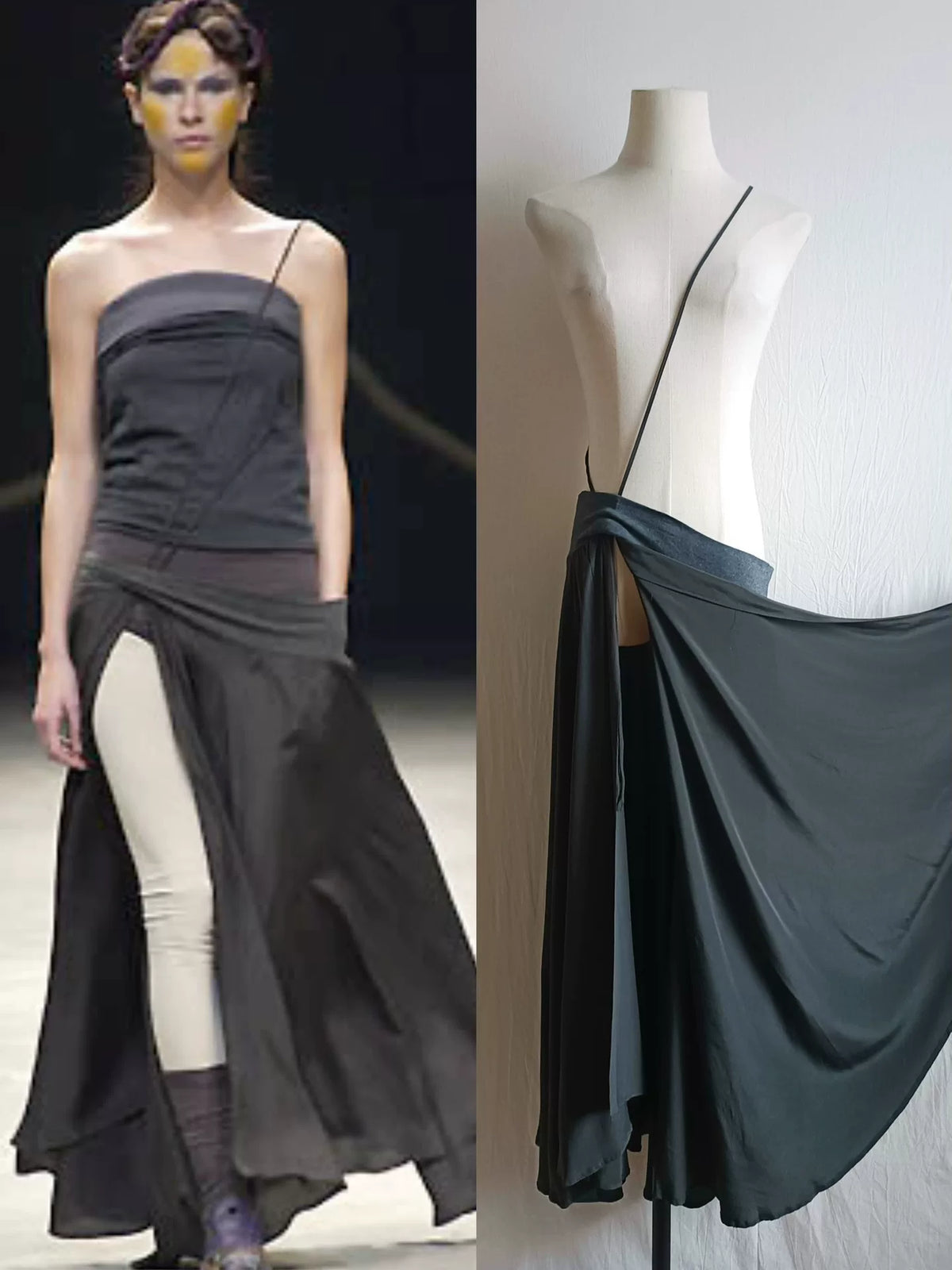 Yohji Yamamoto 02SS Midi Skirt