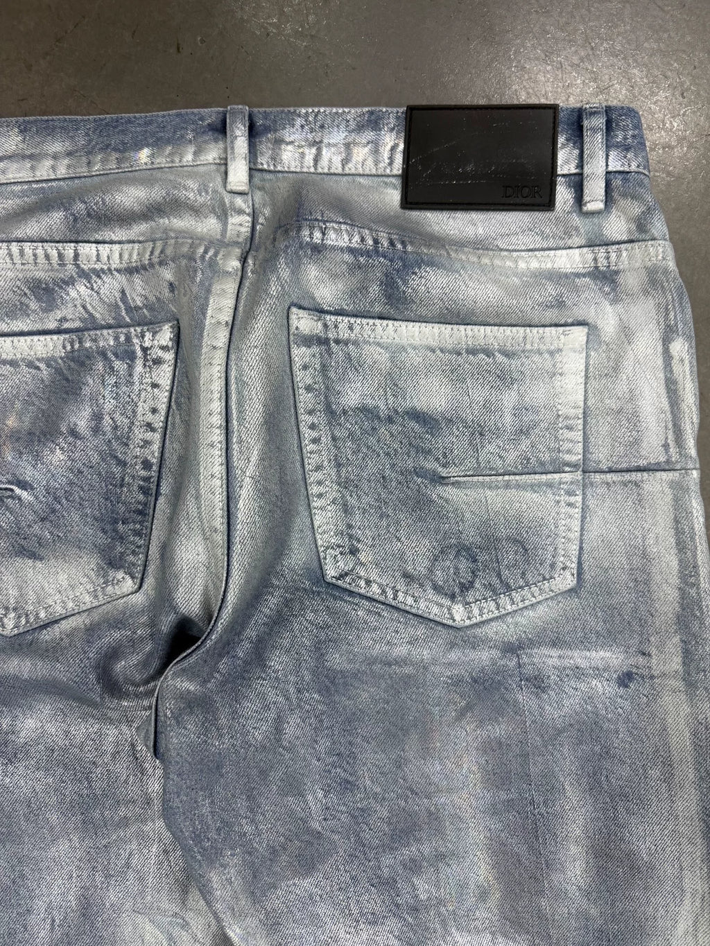 Dior Homme Silver Jeans