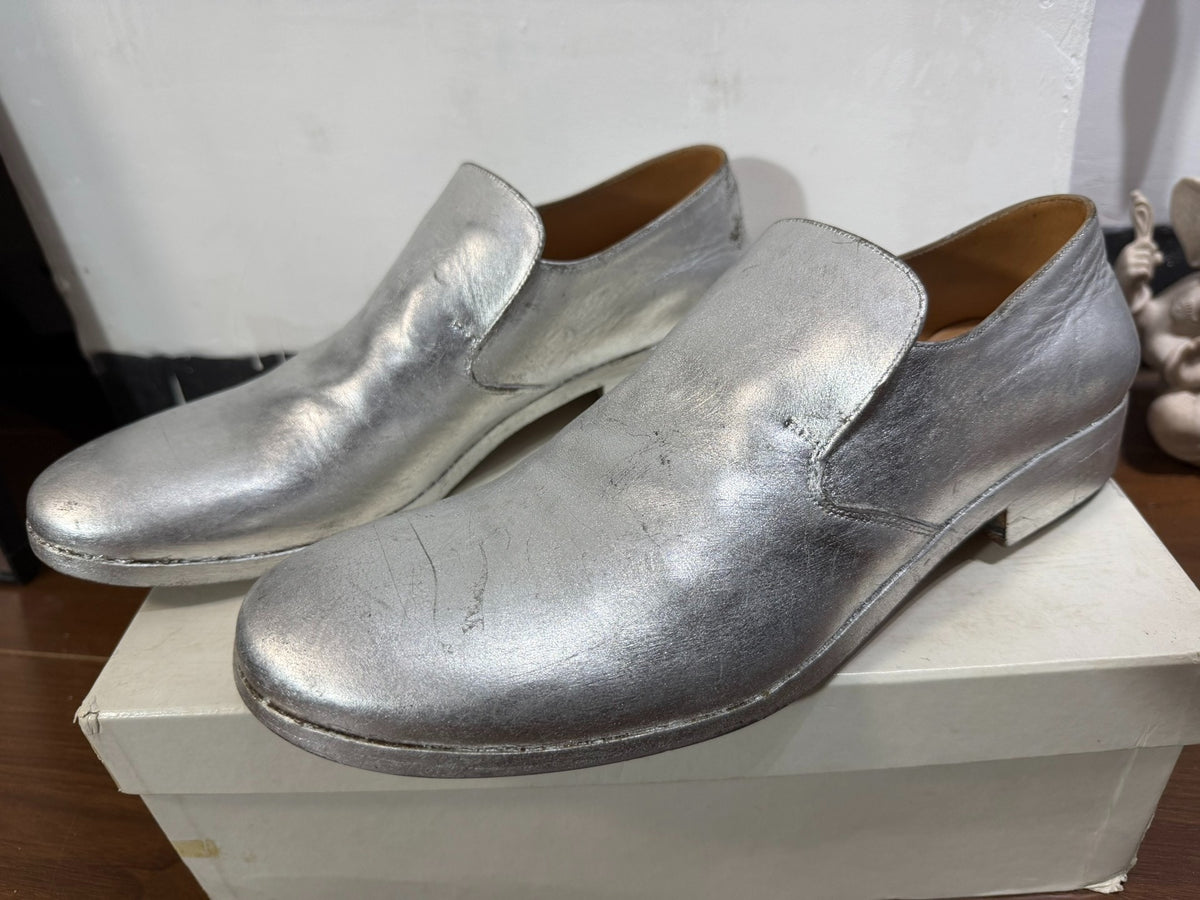 Maison Margiela Silver Loafers