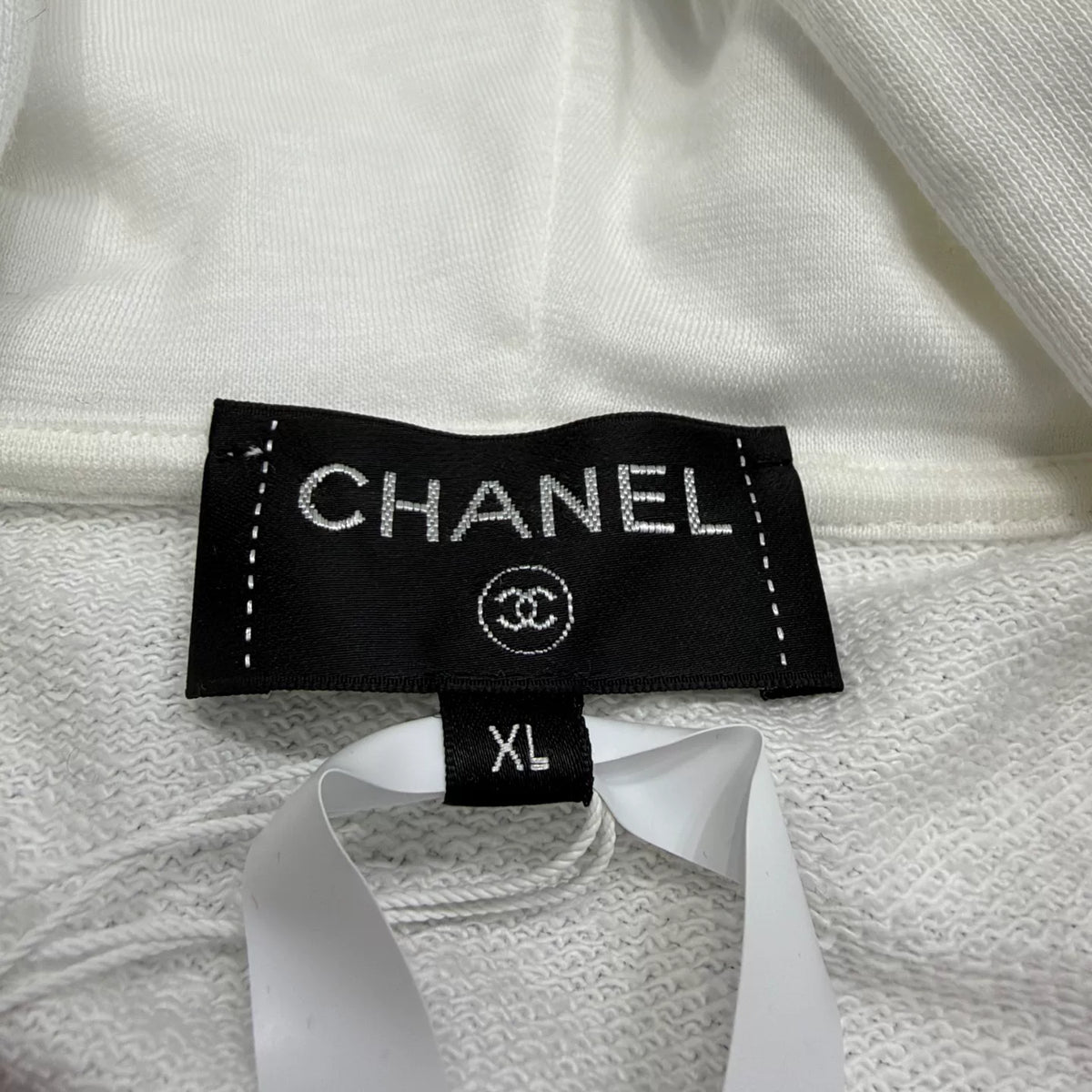 Chanel Camellia Sequin Hooded Sweater