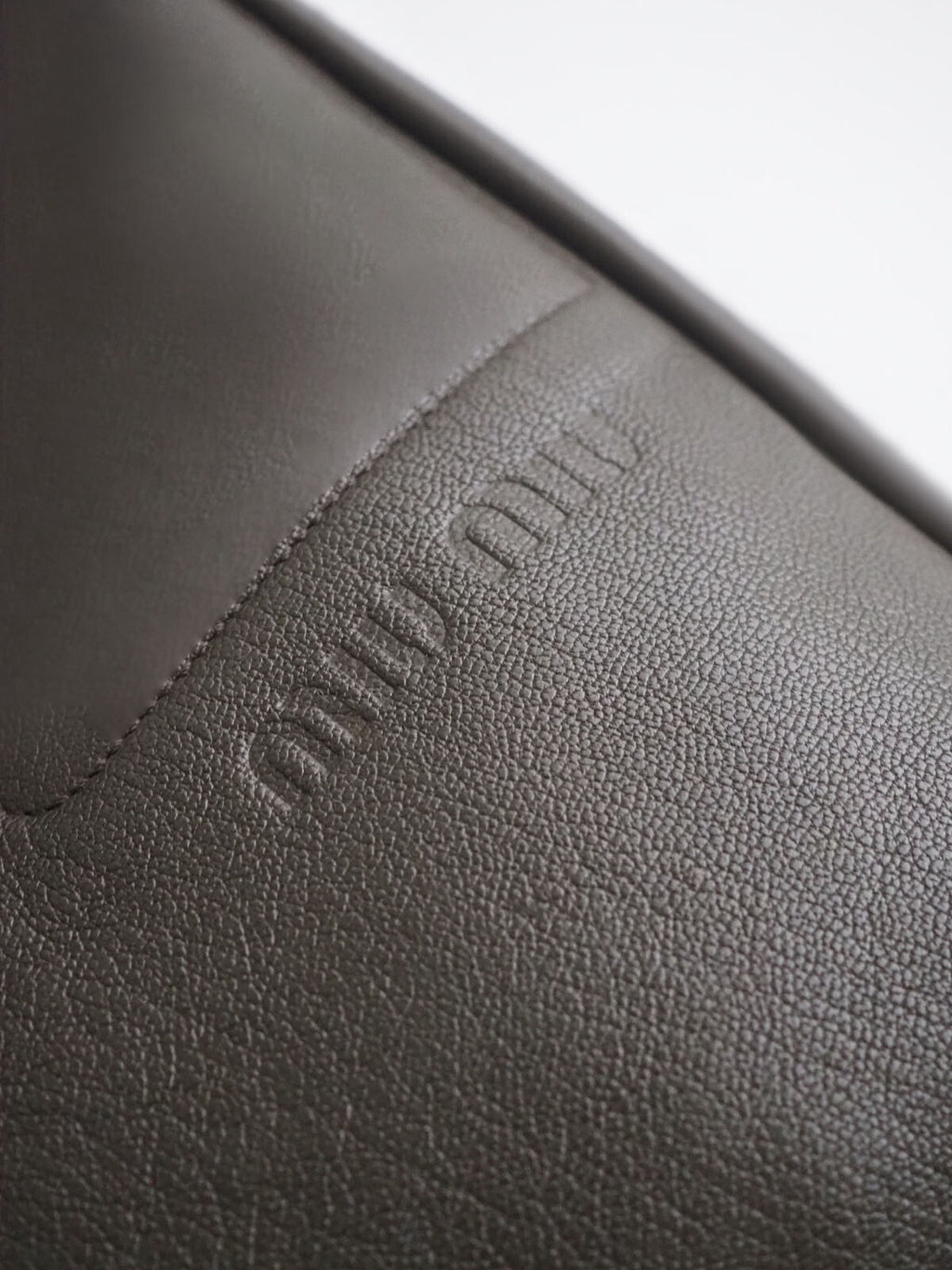 Miu Miu 1999s Leather Buckle Mesh Crossbody Bag