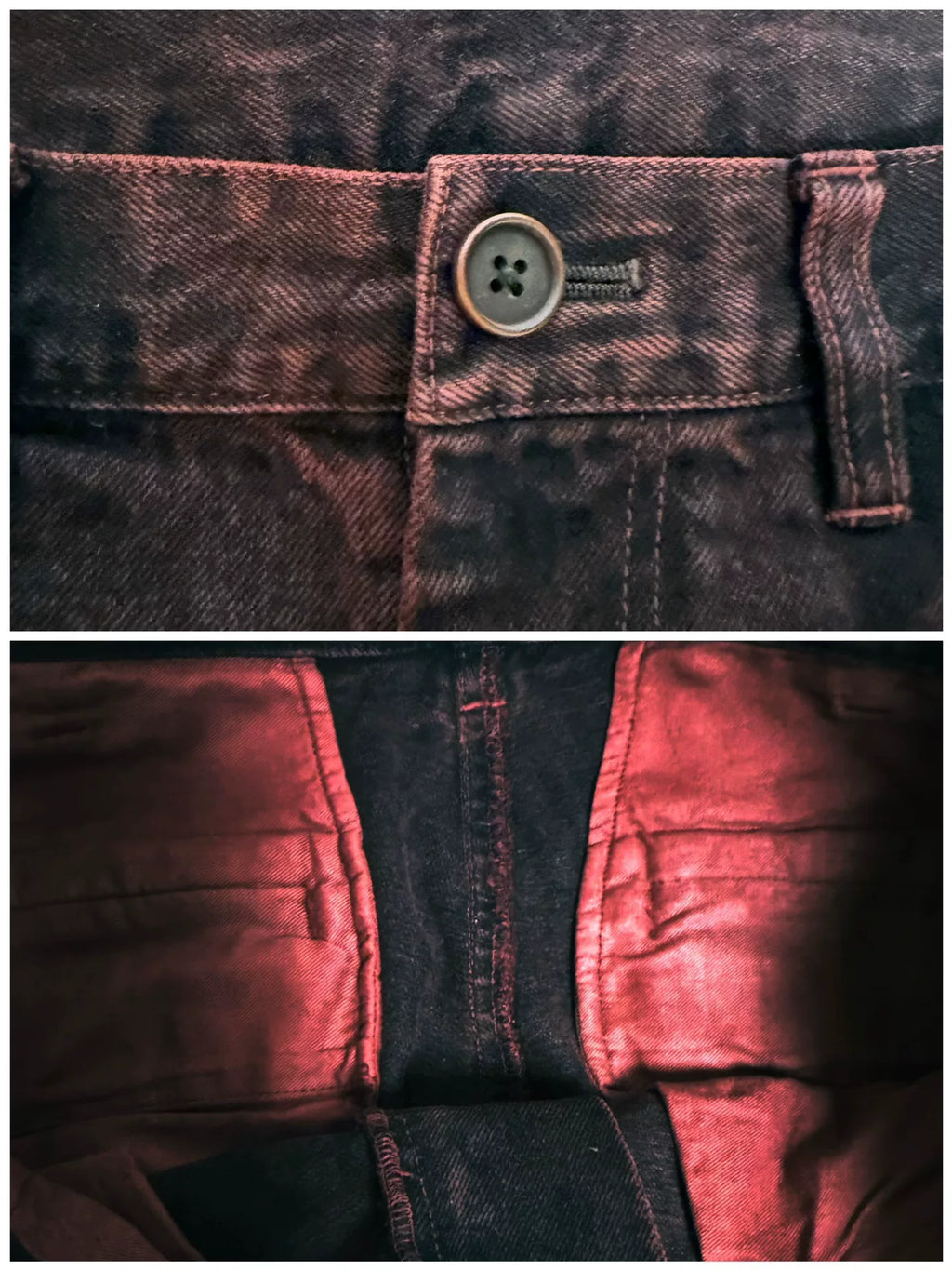 Yohji Yamamoto Pour Homme Mainline 12AW Red Jeans