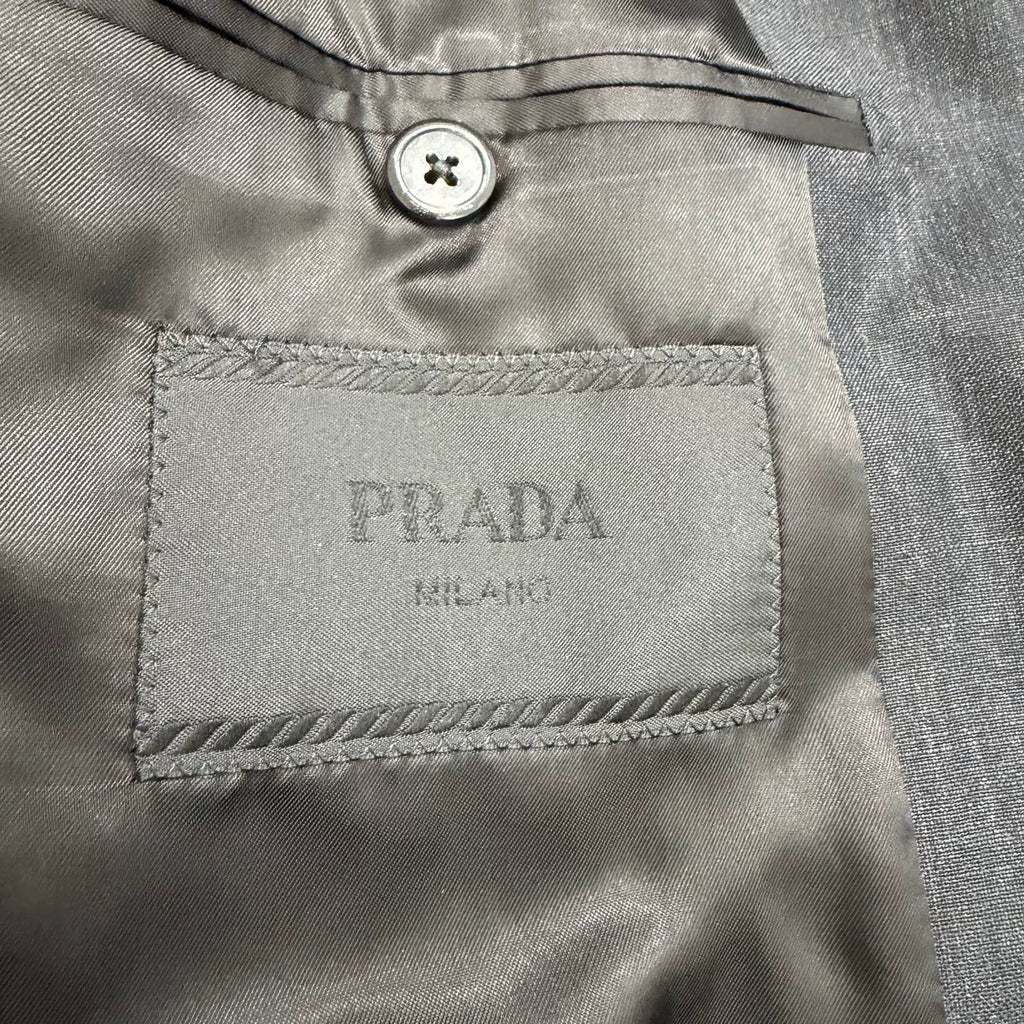 Prada Mohair Wool Blend Suit Jacket