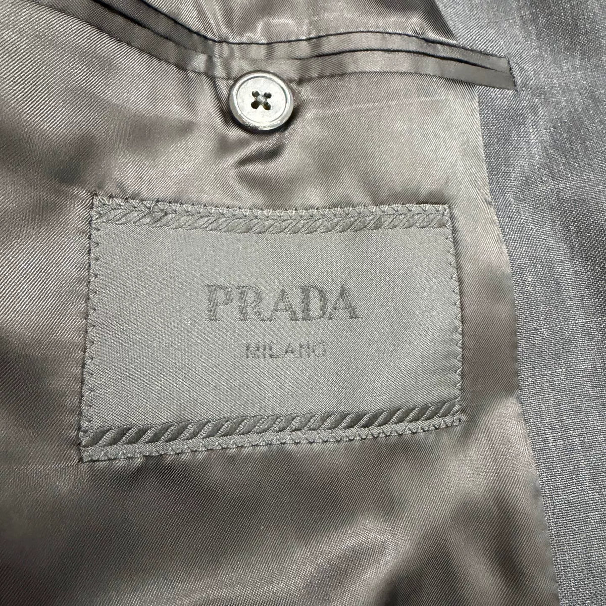 Prada Mohair Wool Blend Suit Jacket
