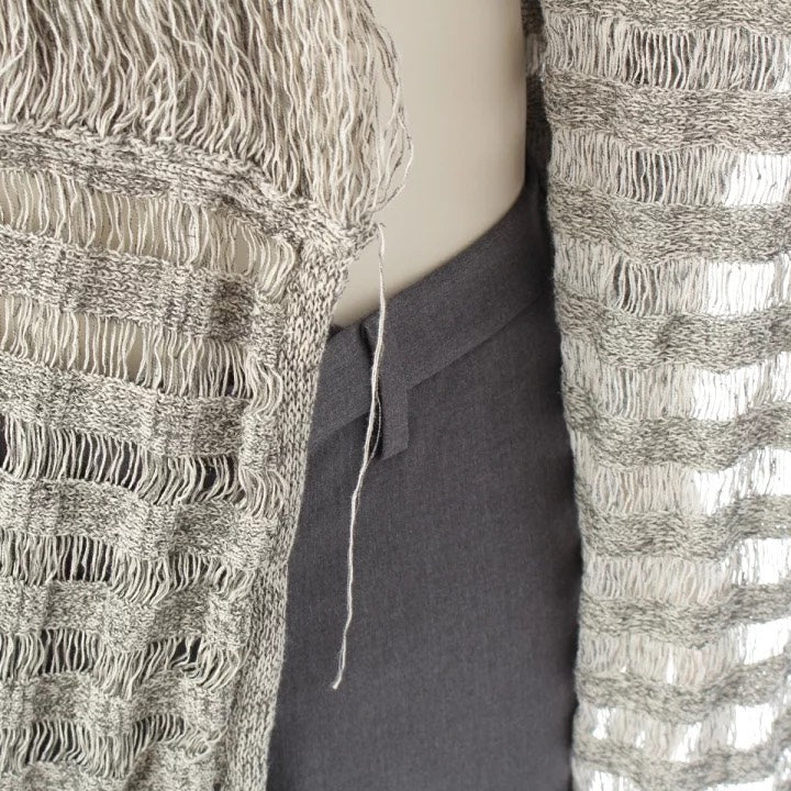 Issey Miyake 1980s Deformed Linen Jacket