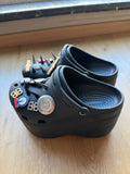 Balenciaga X Crocs Collaboration Runway Studded Platform Slides