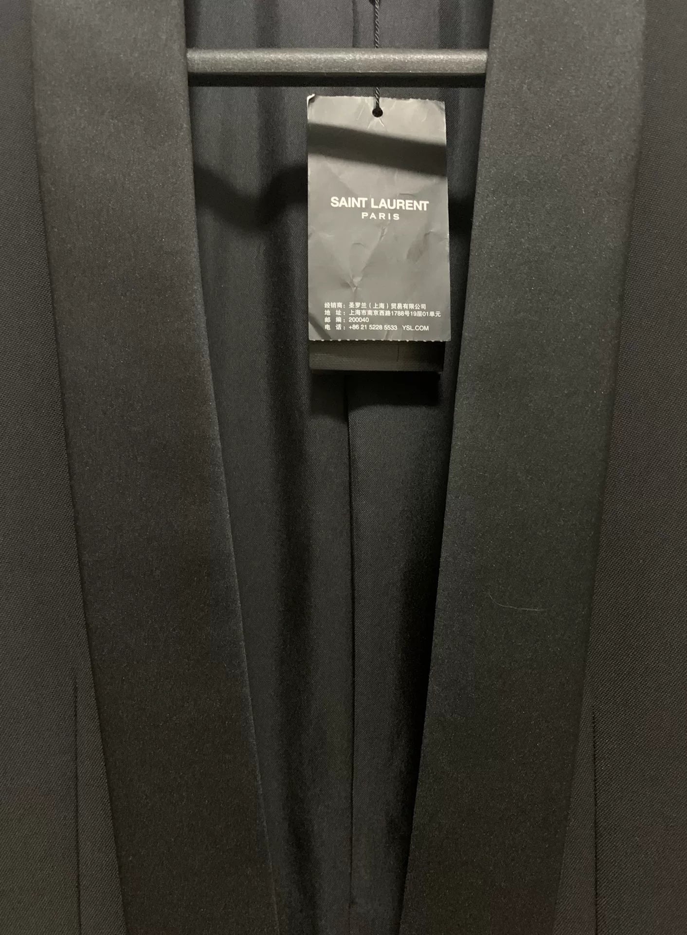 Saint Laurent 17FW Runway Black Suit