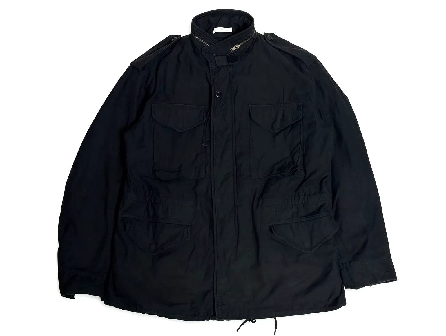 Wtaps 18AW Wmill-65 Nyco. Satin Mill Black Jacket