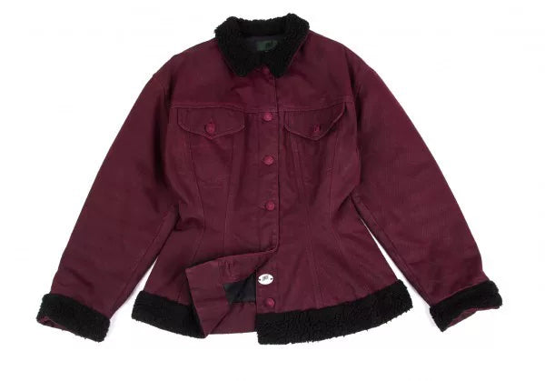 Jean Paul Gaultier Burgundy Padded Jacket