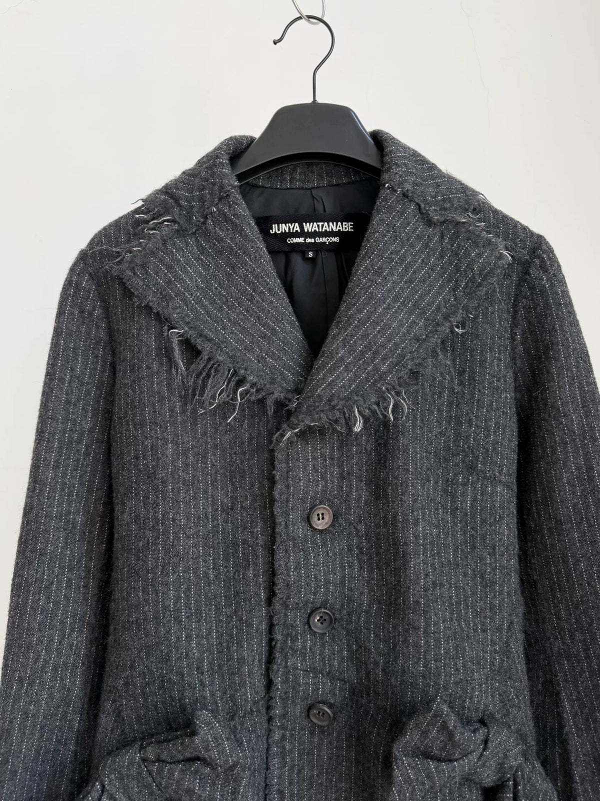 Junya Watanabe 2003 Runway Wool Flannel Butterfly Jacket Top