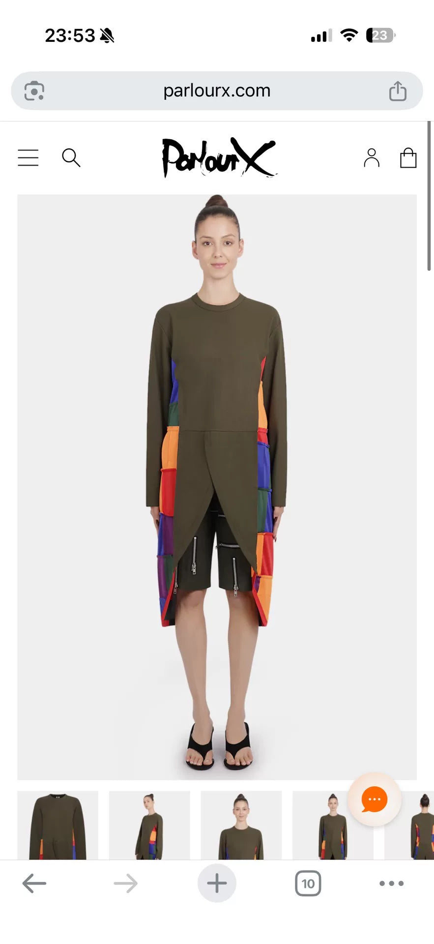 Comme des Garcons Homme Plus 25SS Ss Panel Long Sleeve Top