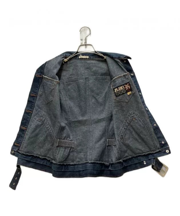 Jean Paul Gaultier Zip Belt Denim Vest