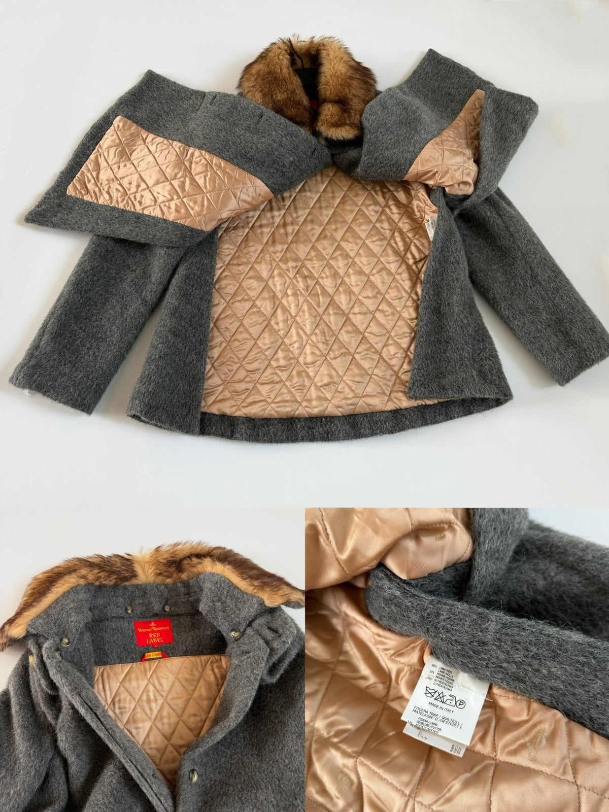 Vivienne Westwood Rare red label Vivienne Westwood padded short coat jacket
