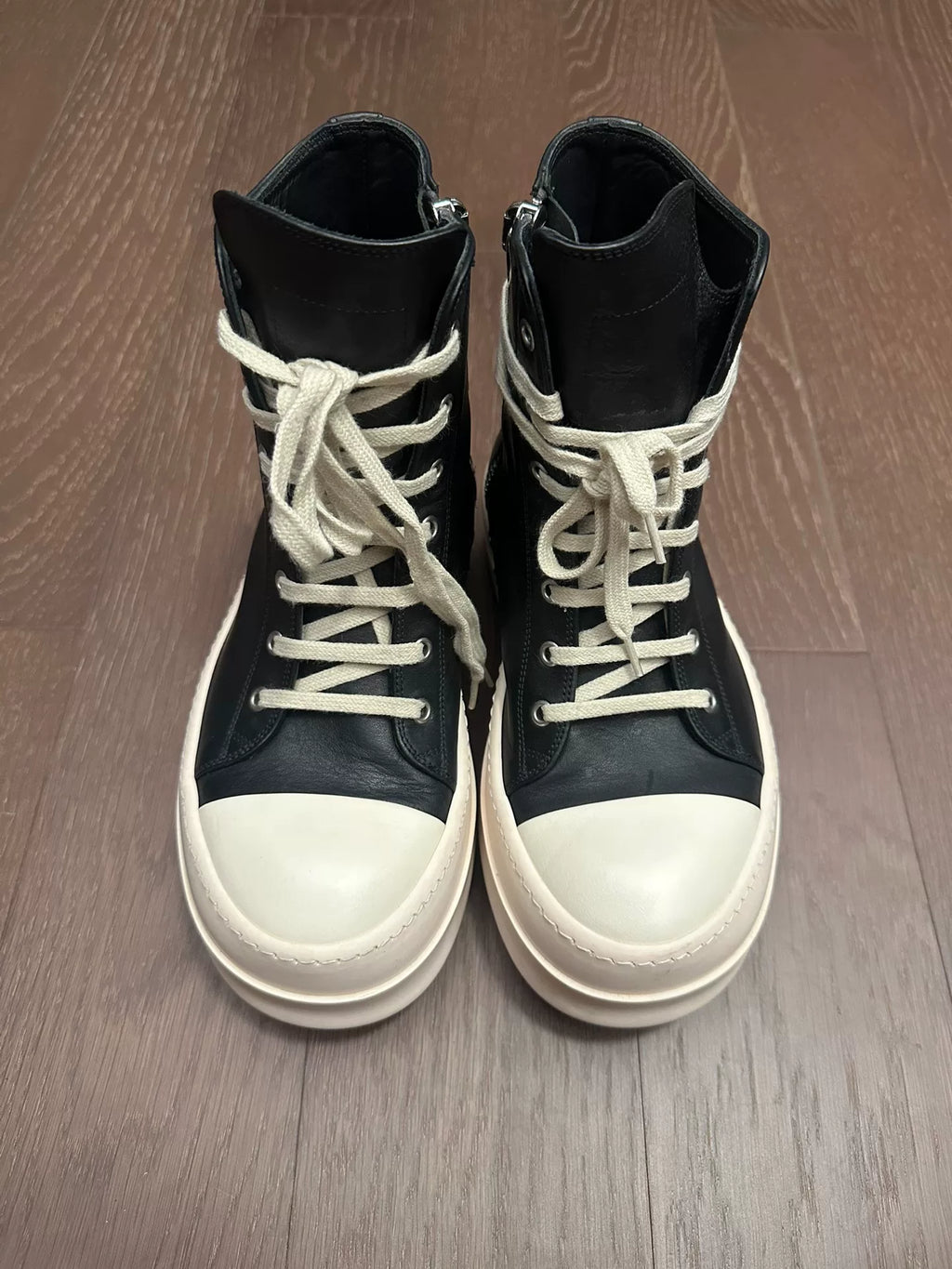 Rick Owens mainline thick low-top high-top large Converse Sneakers