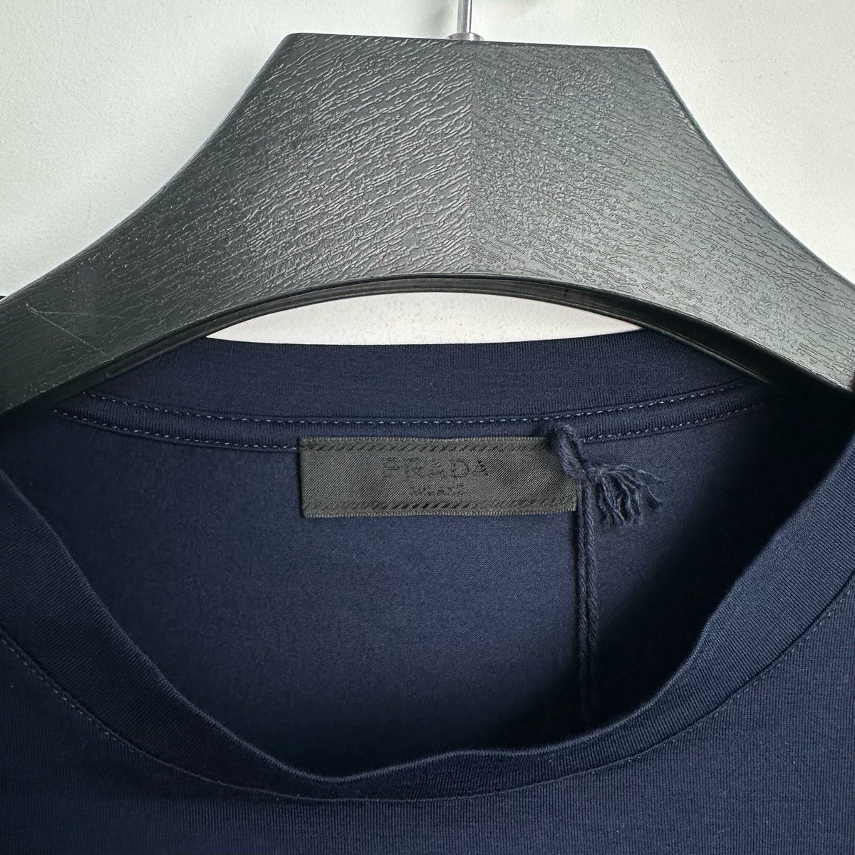 Prada Stretch Cotton Long-Sleeve T-Shirt