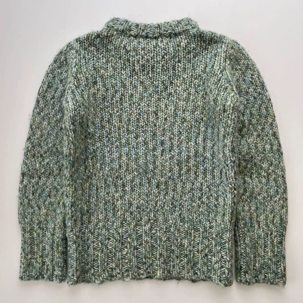 Ann Demeulemeester Crew Neck Multi-Color Knit Sweater