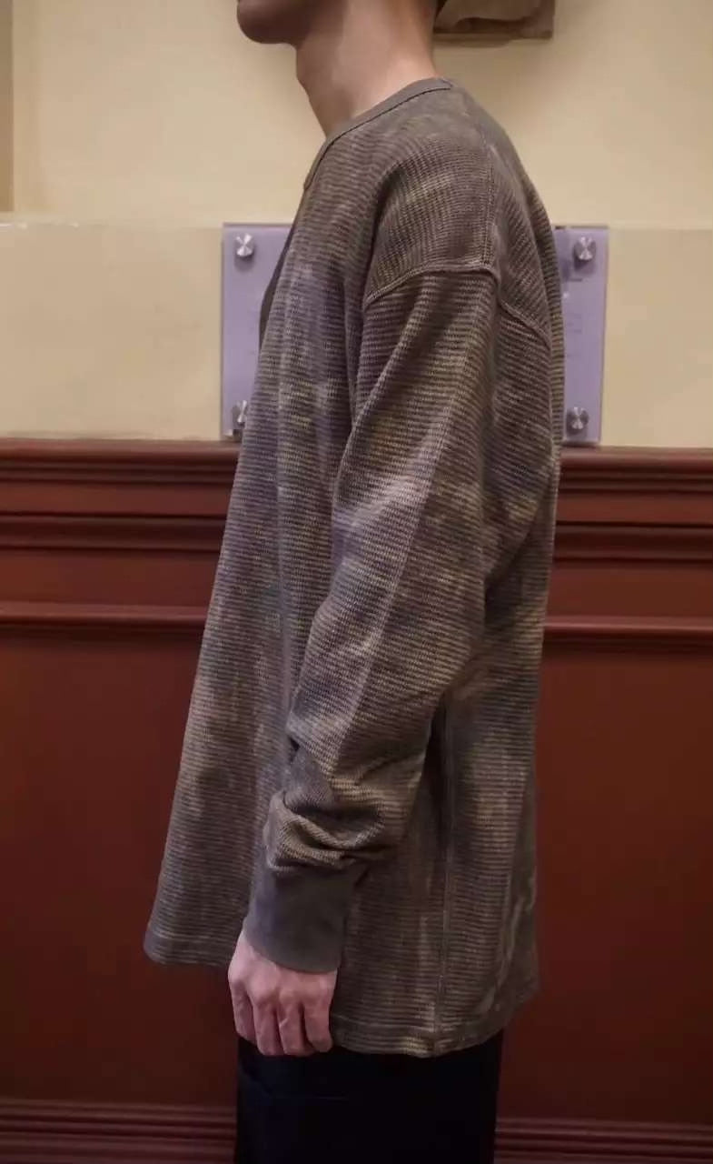 Yeezy Season 3 Deadwood Camo Thermal Long Sleeve Cotton Top