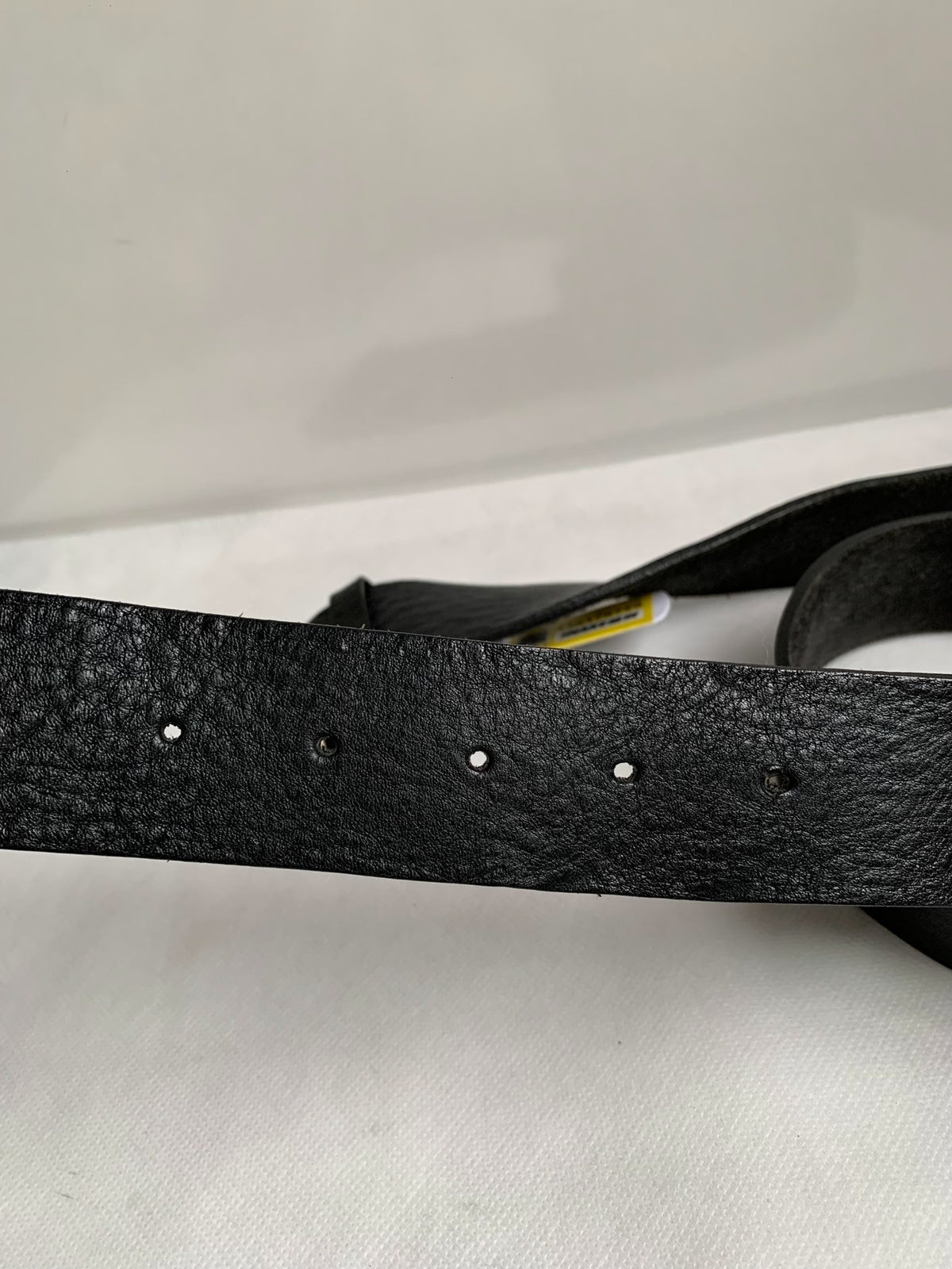 Gucci Shield Buffalo Leather Belt