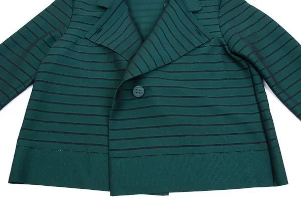 Issey Miyake Vintage Green Line Pleated Top
