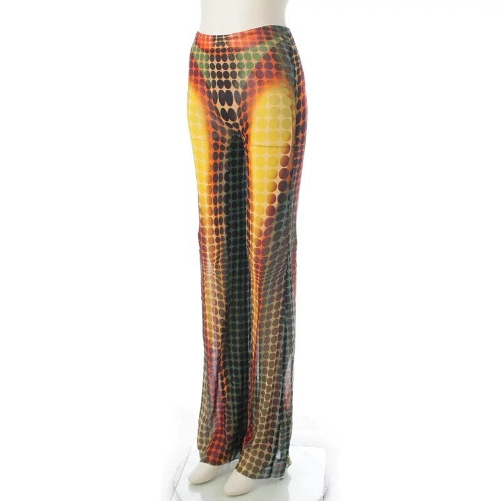Jean Paul Gaultier Cyber Polka Dot Mesh Jumpsuit