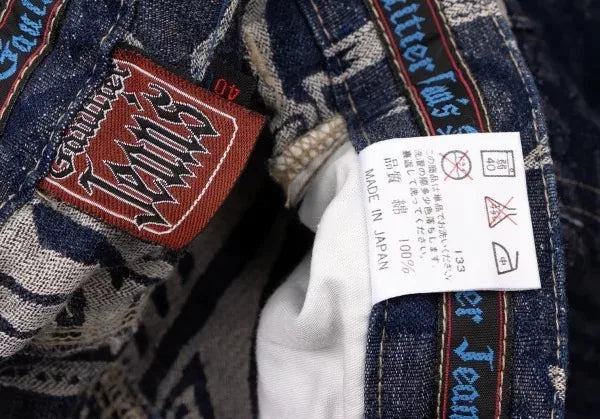 Jean Paul Gaultier Vintage Blue Floral Trousers