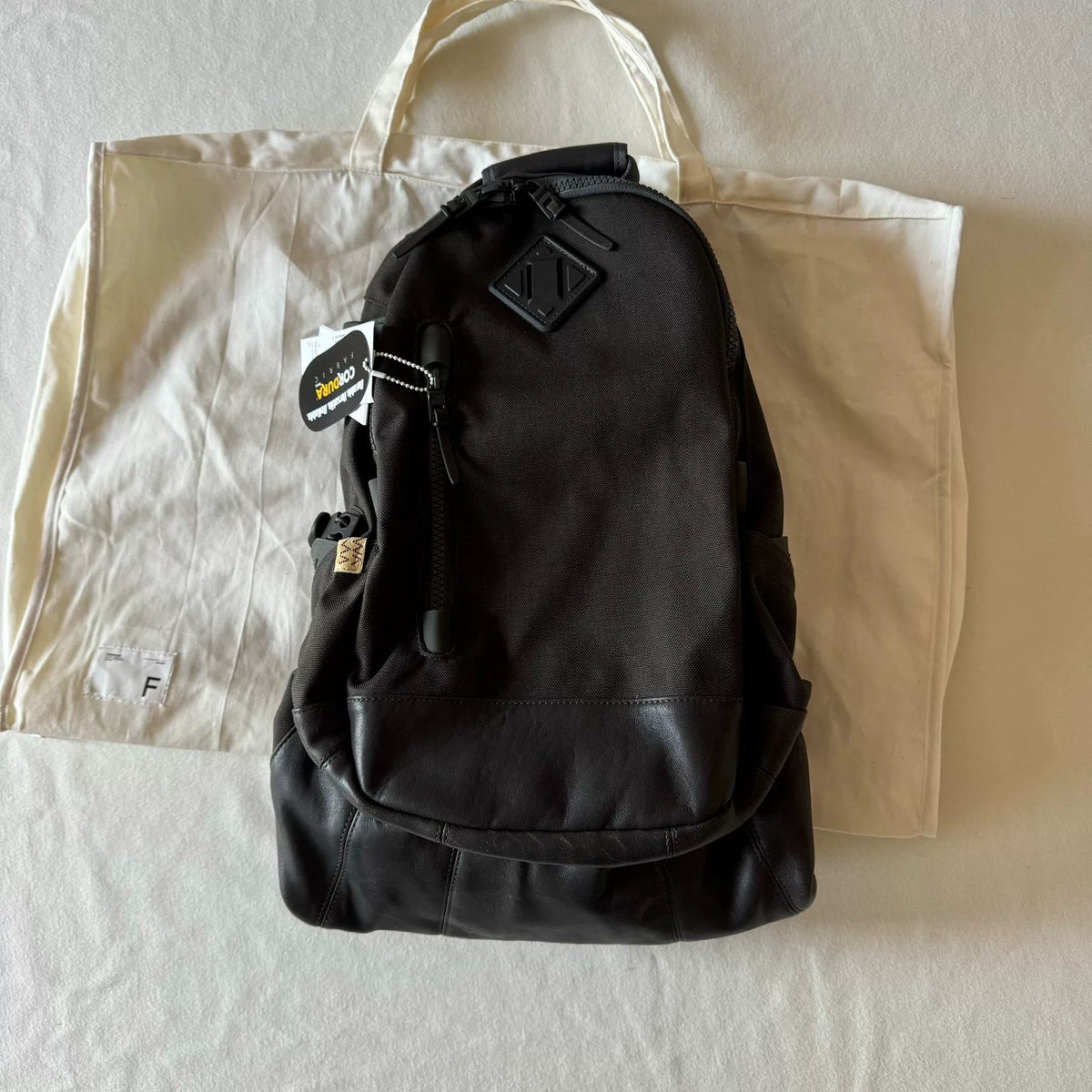 Visvim 25AW Cordura 20l Black Backpack