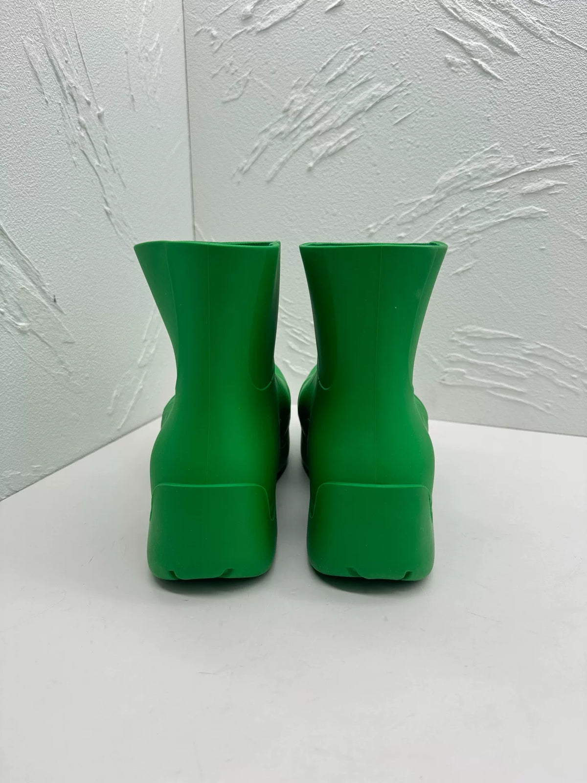 Bottega Veneta Puddle Green Rubber Boots