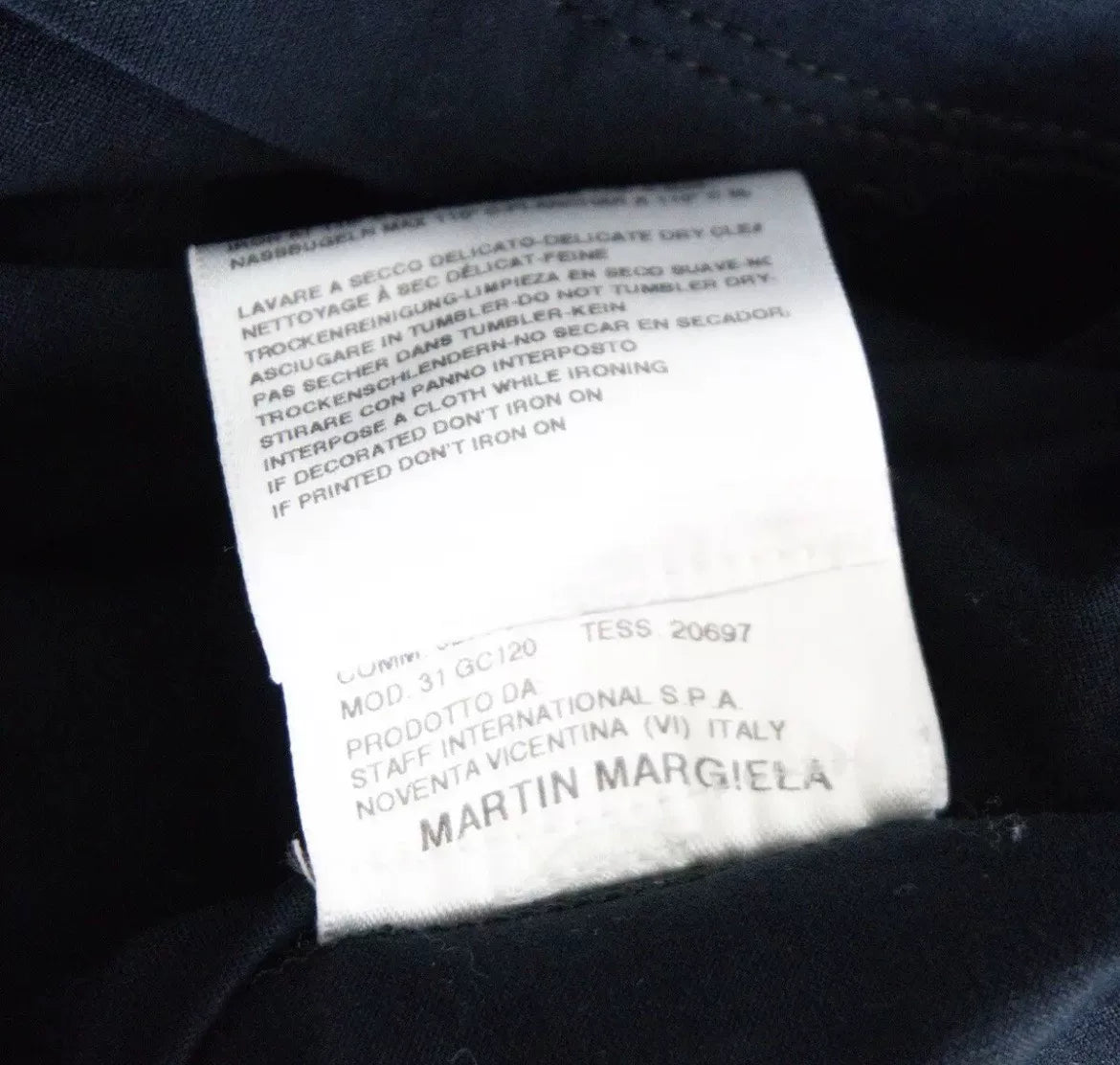 Maison Margiela 2000s Silk Fake Two-Piece Sleeveless Top