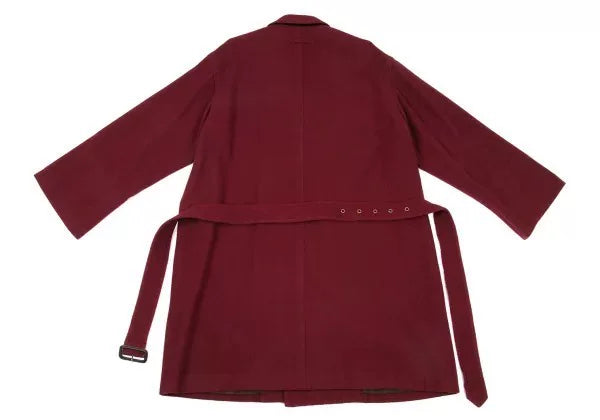 Jean Paul Gaultier 1990s Red Wool Coat
