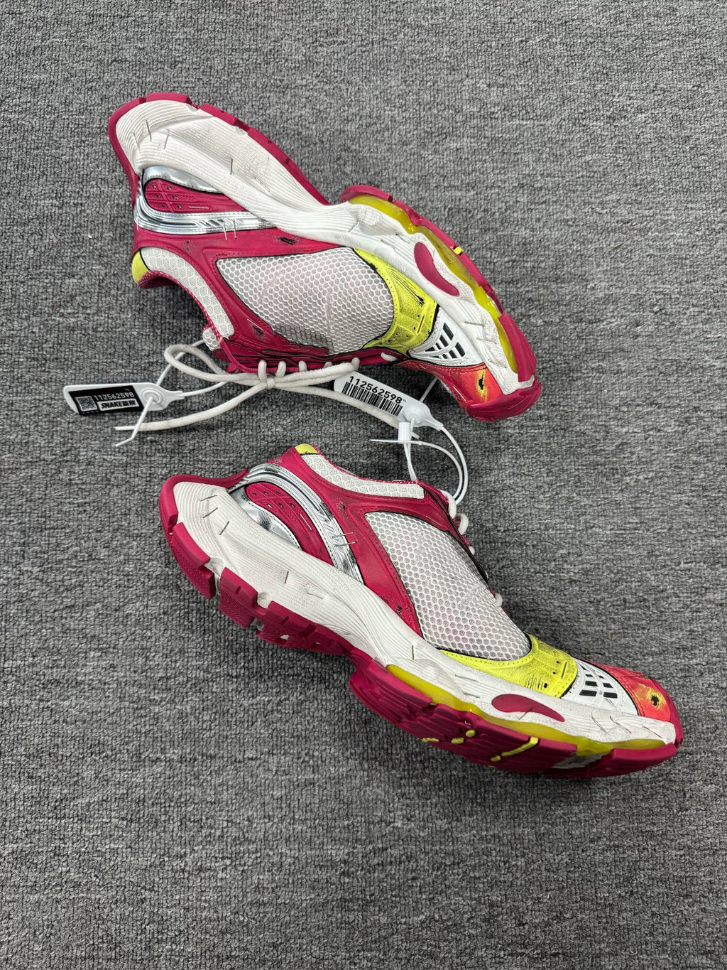Balenciaga Stapler Red White Sneakers