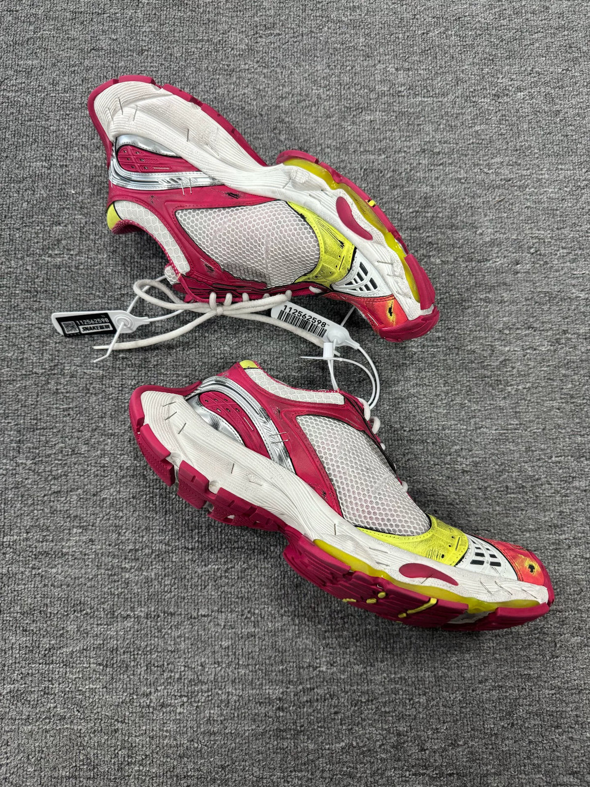 Balenciaga Stapler Red White Sneakers