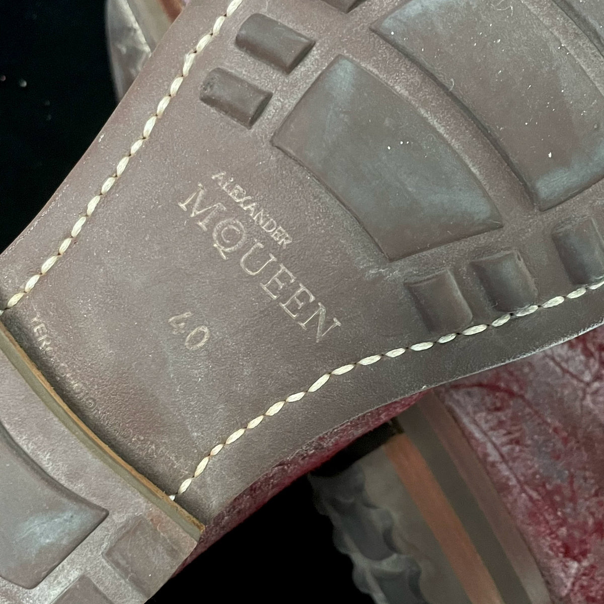 Alexander McQueen | Corroded Distressed Martin Boots