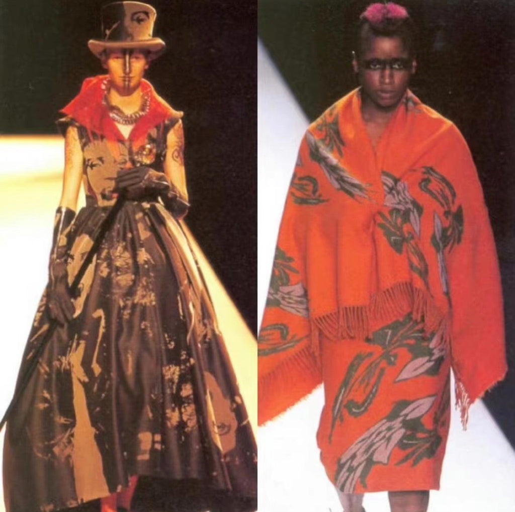 Undercover 1997 Sleeveless Fuzzy Wool Skirt