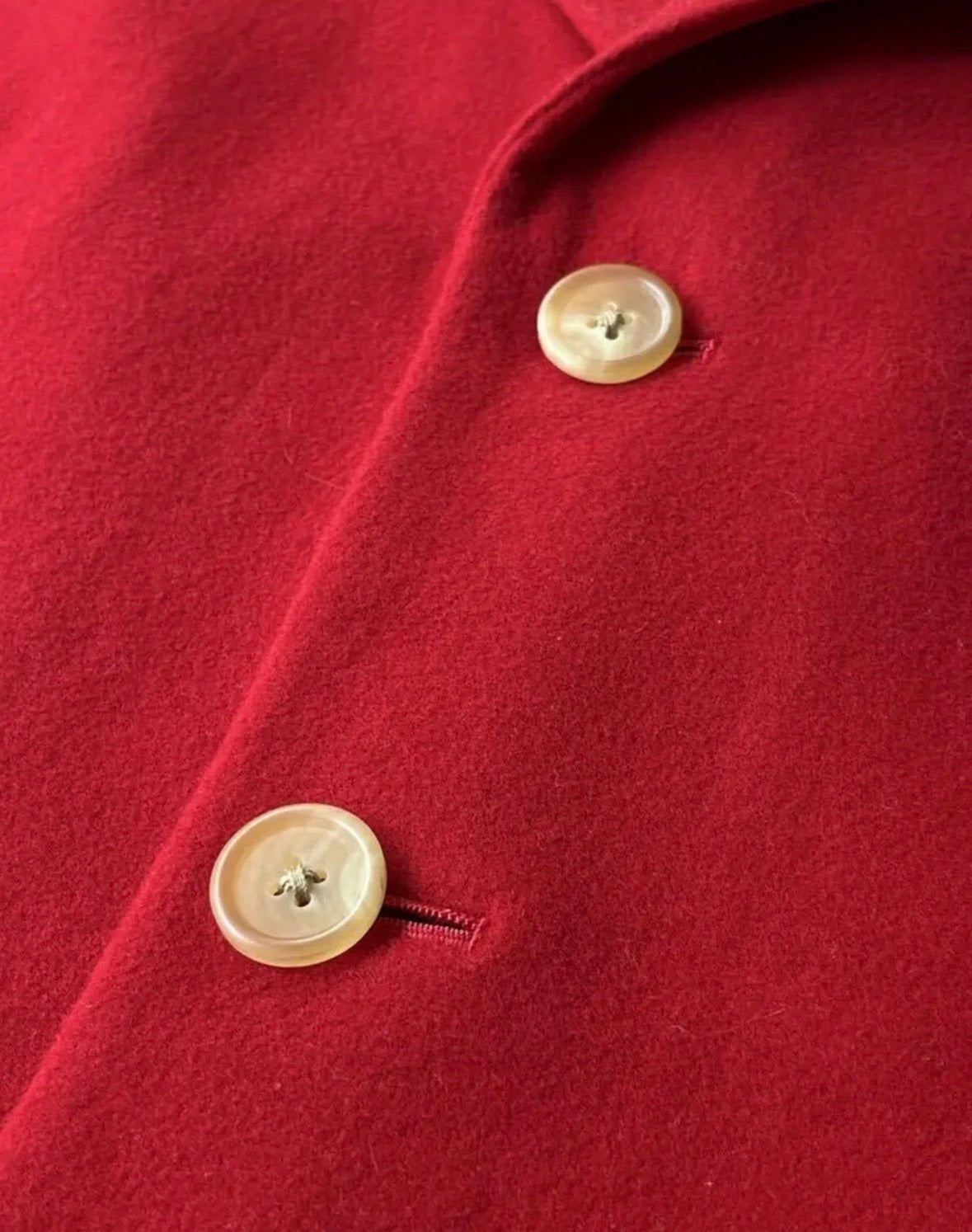Yohji Yamamoto 1990s Red Wool Suit Jacket