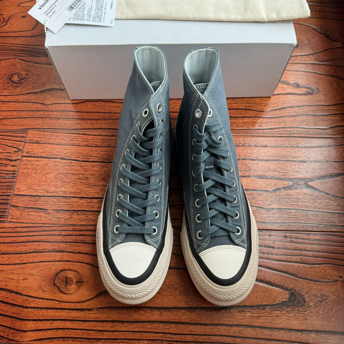 Visvim 26SS SKAGWAY HI Thin-Sole High-Top Canvas Shoes