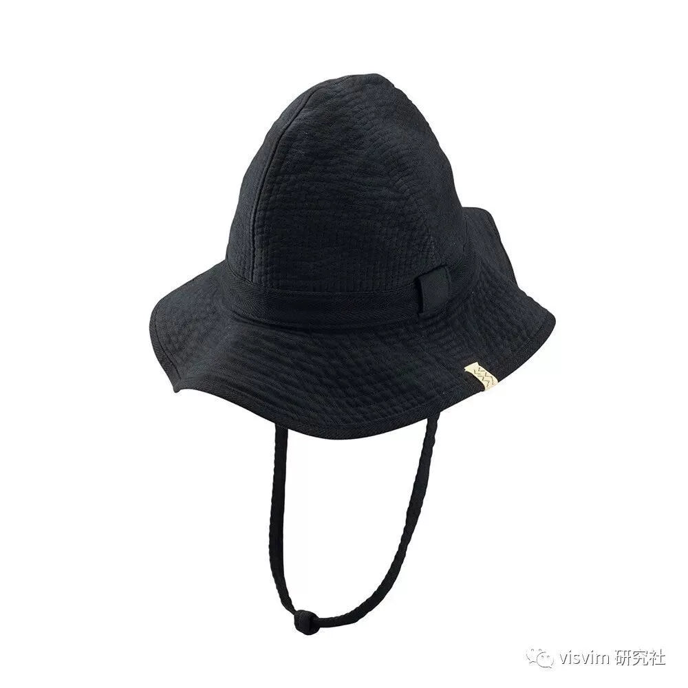visvim PANAMKA SCOUT MOLESKIN Black Bucket Hat