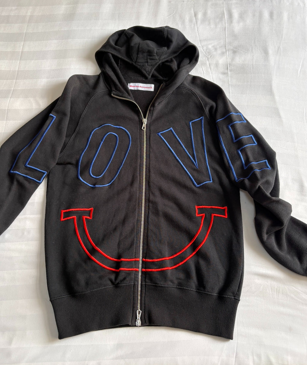 Walter van Beirendonck embroidered hoodie jacket