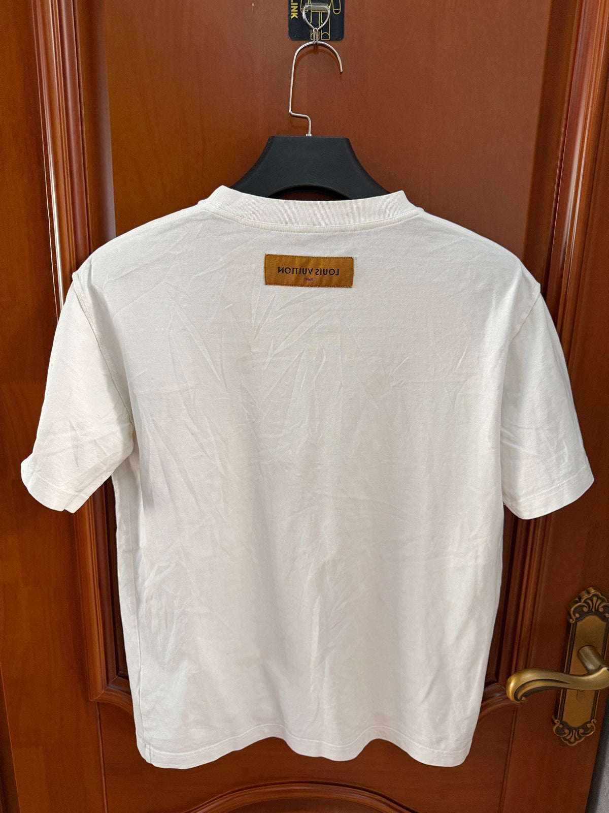 Louis Vuitton White Lian Kan Print Short Sleeve Top
