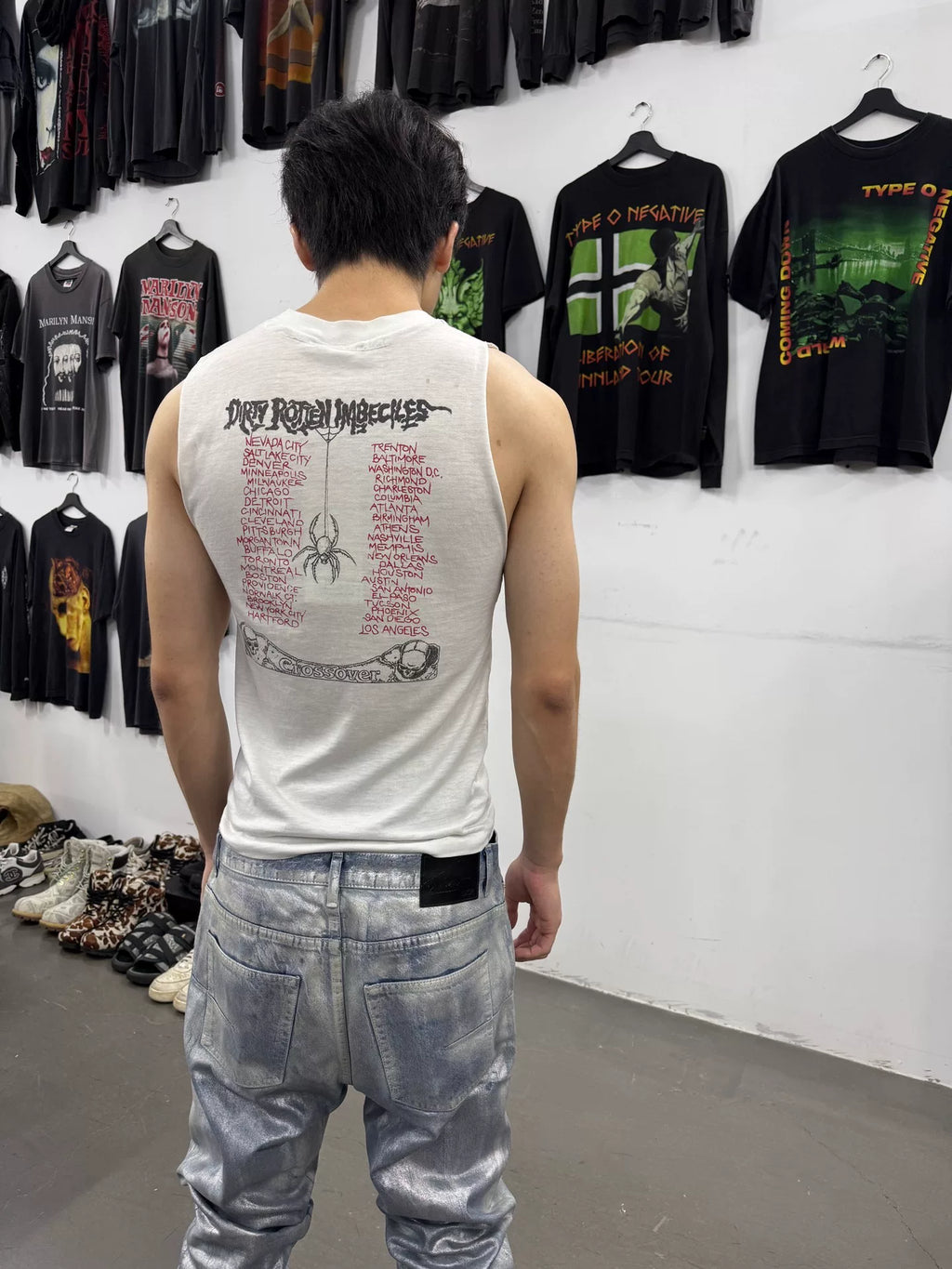 Dior Homme Silver Jeans